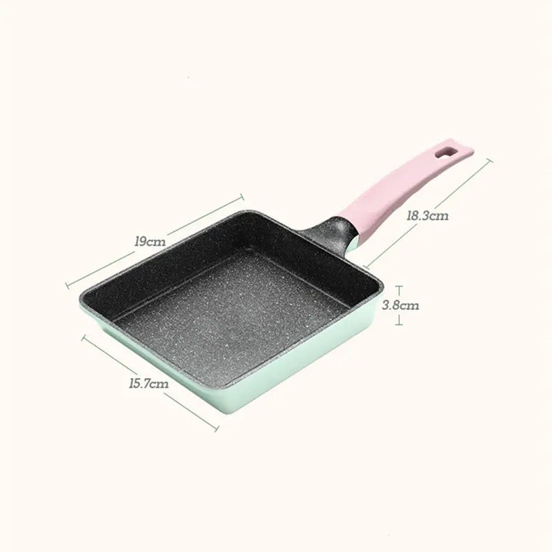 Aluminum Alloy Frying Pan, Cooking Skillet Cookware, Non-stick Square Cooking Skillet Frying Pan Aluminum Alloy Frying Pan, Cooking Skillet Cookware, Non-stick Square Cooking Skillet Frying Pan